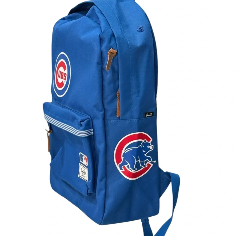 cubs herschel backpack MLB-CU55-355 MLB Chicago Laptop – MONTANA WEST U.S.A Made from 100% recycled PET material MLB Chicago Cubs Sports Backpack-Stripe